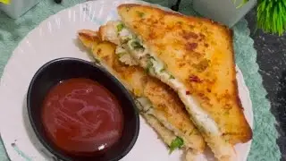 Garlic Cheese Sandwich Recipe |Cheese Sandwich |Easy Sandwich Recipe |Garlic Sandwich #recipe #food