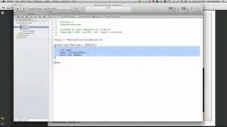 Making a Class in Objective-C and Xcode