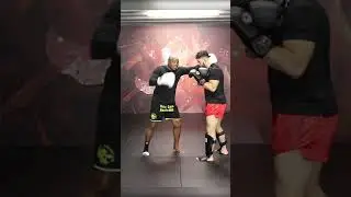K-1 Kickboxing Jump Knee from Clinch with Ivan Hippolyte