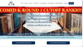 comedk 2021 cutoff