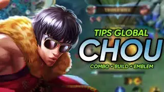 TOP GLOBAL CHOU BUFF ! & COMBO CHOU + BUILD + EMBLEM 2023 ! | CHOU GAMEPLAY