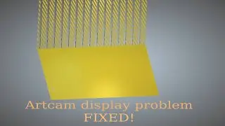 Fixing Artcam video card bug