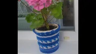 КАШПО КРЮЧКОМ  . МАСТЕР КЛАСС .
