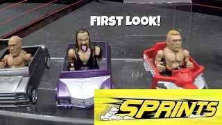 WWE NITRO SPRINTS Wrestling Car & Action Figures [First Look] Toy Fair 2016