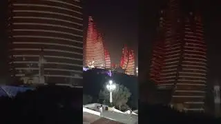 Flame Towers. Baku, Azerbaijan
