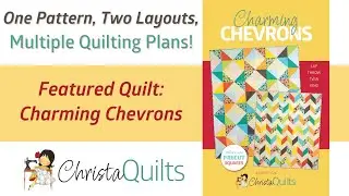 Custom Quilting Charming Chevrons 2 Different Ways