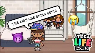 The Evil Babysitter 😈😭|| *WITH VOICE* 📢 (COLLAB) || Toca Boca Roleplay || Tiktok Roleplay