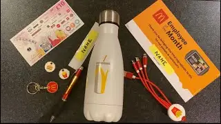 What's Inside A McDonald's EMPLOYEE OF THE MONTH Gift Box ?!?! | Unboxing
