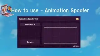 How to setup the animation on free model with animation spoofer