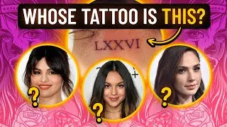 Whose tattoo is this? 2022 QUIZ!