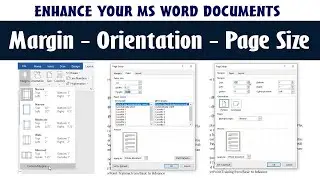 Page Margin Page - Orientation and Page Size in MS Word 2019