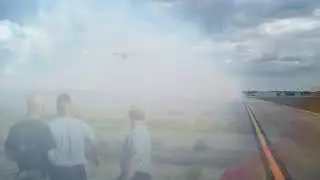 Beach-18 & C-130 low pass