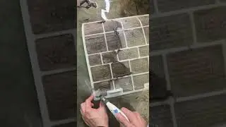 Air Conditioner Air Filter Cleaning 
