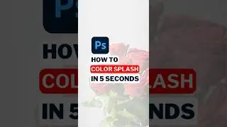 How to color splash in photoshop 2023🥀