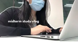 a midterm study vlog | 2nd year pharmacy student