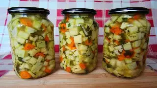 КАБАЧКИ КАК ГРИБЫ!!! САЛАТ ИЗ КАБАЧКОВ НА ЗИМУ!!! ОЧЕНЬ ВКУСНО!!!