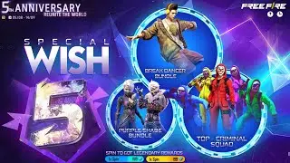 5th Anniversary Wish Event Confirm Date | New Emote Party Event Confirm Update | FF new event
