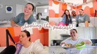 how I do my slicked back bun + cook dinner with me