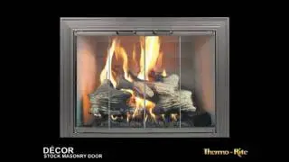 Atlantan Masonry Fireplace Glass Doors | Brick Anew