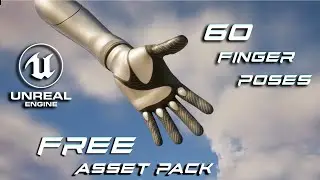 FREE 60 Finger Pose Animation Pack for UE5