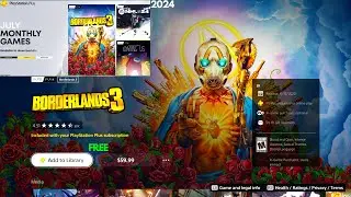 PS Monthly Games July 2024 Borderlands 3 NHL 24 Among Us