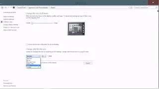 Windows 8.1: Change the Text Size of Title Bars, Menus, Dialog Boxes and more