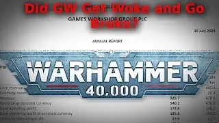Did Games Workshop Go Woke and Get Broke?  What they have to say about DEI...