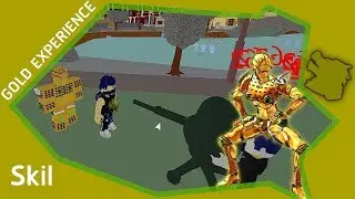 Roblox Project Jojo GOLD EXPERIENCEร่าง1 อธิบาย Skill