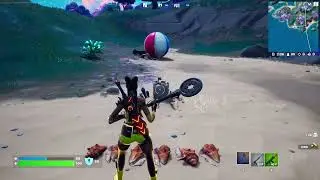 Fortnite play at beach and lighthouse