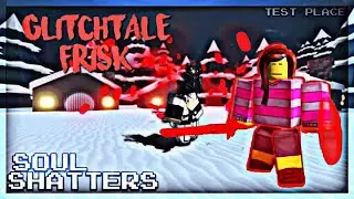Trying Out Glitchtale Frisk | Roblox Undertale Soul Shatters