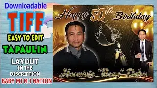 50th Birthday Tarpaulin