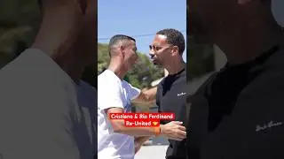 Cristiano & Rio Ferdinand Re-United #shorts #cristiano #ronaldo #cr7 #rioferdinand #vlog