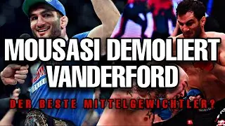 GEGARD MOUSASI Bellator 275 demoliert AUSTIN VANDERFORD und bleibt König im MittelgewichtBoxkampf