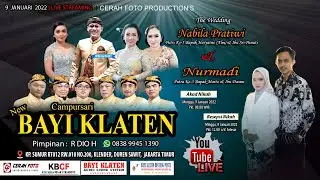 LIVE PERNIKAHAN NABILA PRATIWI & NURMADI | BAYI KLATEN BINTANG PESTA WEDDING ORGANIZER