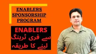 What is Enablers Sponsorship Program | How to Take Free Training From Enablers