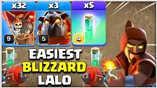 EASIEST | TH13 Blizzard LaLo Attack in Clash of Clans