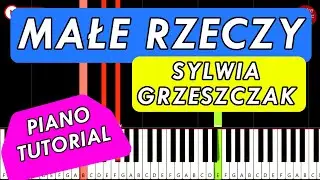 Sylwia Grzeszczak - MAŁE RZECZY 🎹 Piano Tutorial