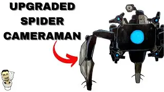 Cómo DIBUJAR al🎥UPGRADED SPIDER CAMERAMAN del TOILET 72 Parte 2 (Skibidi Toilet)