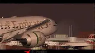 Flight Simulator 9 | HD | 777 Landing Aerosoft Heathrow