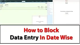 Date Wise Entry Block