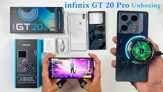 Infinix GT 20 Pro unboxing all features and gaming test Dimensity 8200 Ultimate Chip, 108MP camera