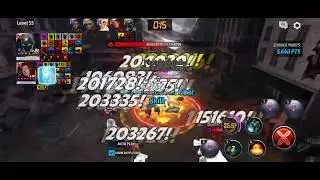 Marvel Future Fight - Zombie Survival - Level 55 - T4 Ironman and Jean Grey - Mighty Energy/Rage