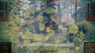 World of Tanks ||| Тир на Charioteer карта Мурованка|||