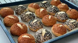 ÇAY DEMİNİ ALANA KADAR HAZIRLA HEMEN VER FIRINA💯MAYASIZ YUMUŞACIK POĞAÇA TARİFİ