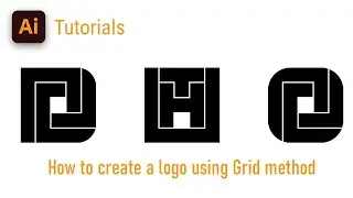 How to make logo grid system  | Grid method | Hexagon logo | Adobe illustrator