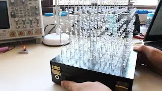 Animación de un Cubo de LEDs con la tarjeta Zybo de Digilent.