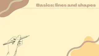 Introduction to lines and shapes /art tutorial series #1