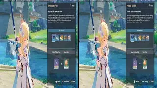 [Genshin Impact 4K Stereo 3D] Fishing on Fontaine and Sumeru to Get New Weapon!