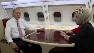 Erdoğan yorgun! Uçakta ramazan ayı mesajı