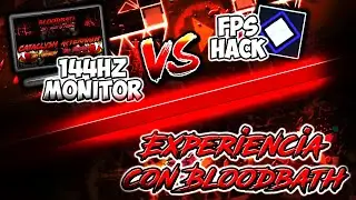 144HZ MONITOR vs FPS BYPASS (Comparison and proof with Bloodbath) Geometry Dash